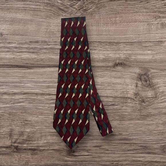 Stafford Other - Stafford Vintage Silk Geometric Tie